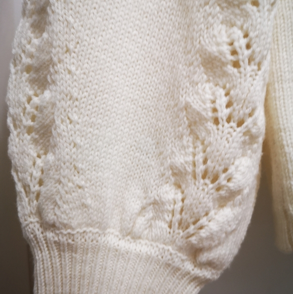 Brand new Square neck sweater, openwork puffy sleeves form Rouje. - Picture 8 of 10